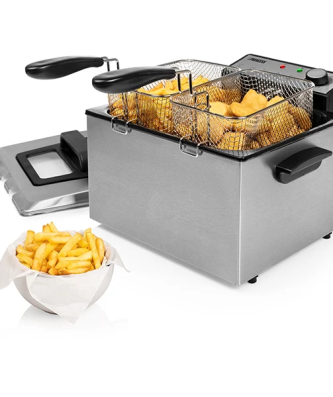 Friteuse 5 L - Habillage en acier Princess