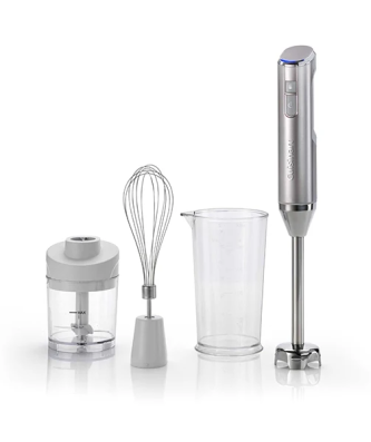 Mixeur plongeant argenté sans fil 3 en 1 RHB100E Cuisinart