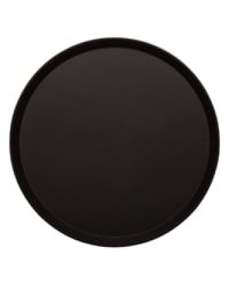 Plateaux ronds fibre de verre antidérapant Treadlite Cambro noir