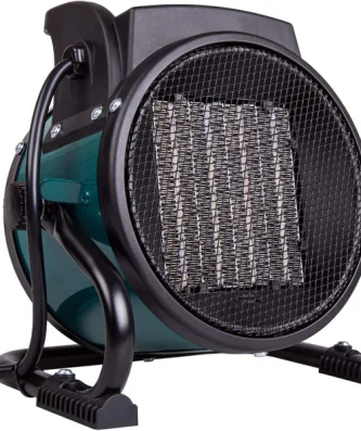 Chauffage électrique 2000W vert noir Vendos85