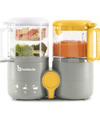 Robot Culinaire 4 En 1 B.easy - Cuit Vapeur, Mixe, Rechauffe Et Decongele Badabulle