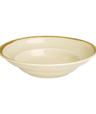 Assiettes à pâtes Olympia Kiln couleur sable 250mm (lot de 4)