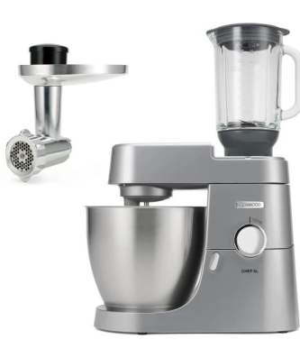 Robot Patissier Chef Xl 6,7l Blender + Hachoir Metal - Kvl4170s - Coloris Silver Kenwood