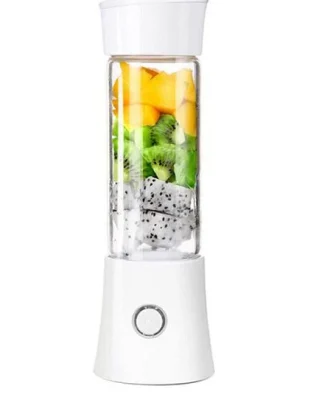 Blender électrique Smoothie 0,48L 100W avec mini USB rechargeable blanc Vendos85