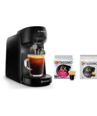 Machine A Dosette Tassimo Finesse - Tas16b2 Noir + 2 Packs De T- Discs Bosch