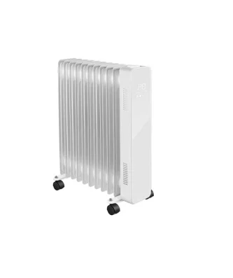 Radiateur à Bain d'huile 2000W avec minuterie 24h, Smart Control et App-Smart Life blanc Vendos85