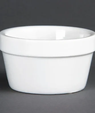 Ramequins blancs 77mm Olympia (Lot de 6)