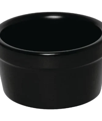 Ramequins noirs 95mm Olympia (Lot de 6)