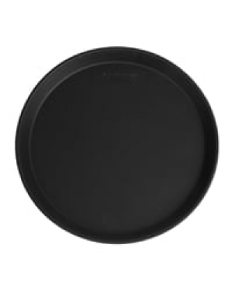 Plateau rond antidérapant en fibre de verre Cambro Camtread Noir
