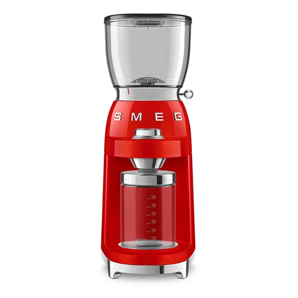 Broyeur à café rouge 150 W CGF01RDEU Smeg