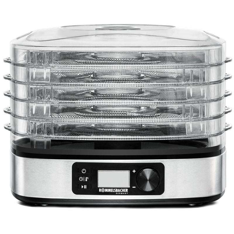 Dehydrator Stainless Steel Black Silver Da 350 (da 350) Rommelsbacher