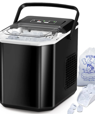 Machine a glaçons 12kg en 24h 120W noir Vendos85