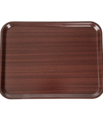 Plateau stratifié lisse Capri Cambro acajou 430mm