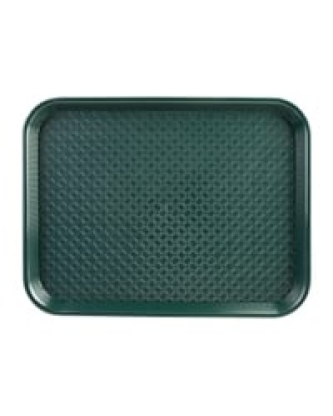 Plateau fast food en plastique Olympia Kristallon vert