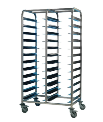 Chariot de débarrassage inox EAIS 24 niveaux