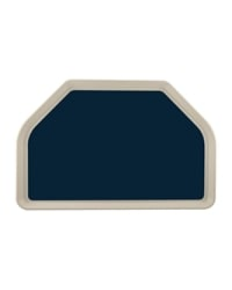 Plateau de service en polyester Roltex Trapèze GN 500x325mm bleu