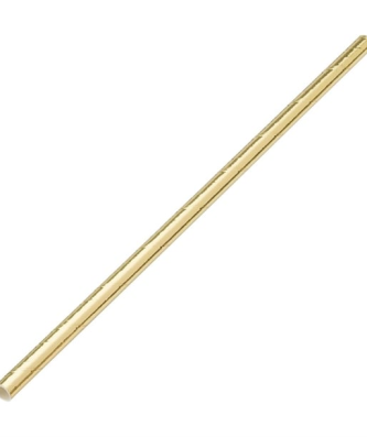 Pailles en papier biodégradables Utopia dorées (lot de 250)