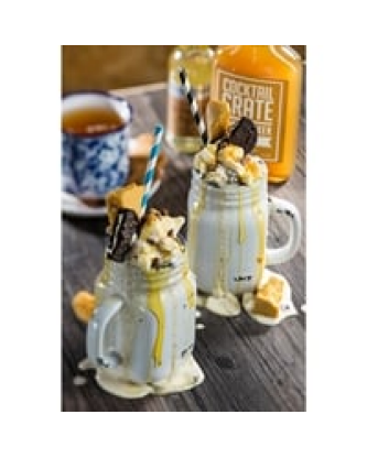 Pailles en papier rayées biodégradables Utopia noires (lot de 250)