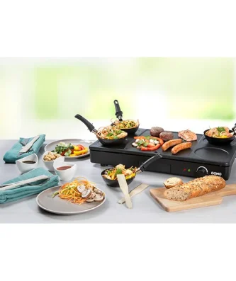 Gourmet-Set wok grill et crêpes 1000 W DO8712W Domo