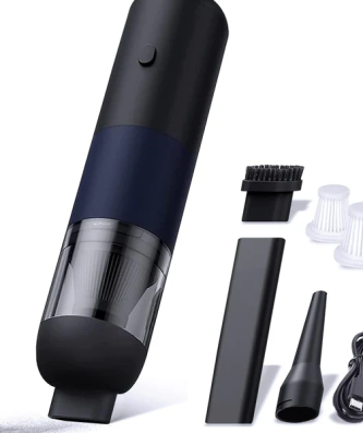 Aspirateur de table sans fil rechargeable 4000PA bleu noir Vendos85