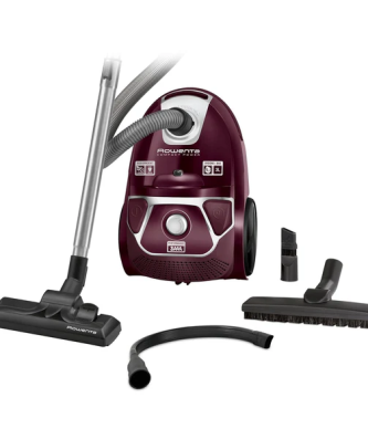 Aspirateur avec sac de 3L 750W aubergine Rowenta