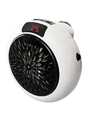 Chauffage électrique Avec Température et Minuterie Réglables et Indicateur LED 500W blanc Vendos85