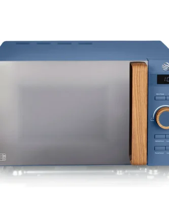 Micro-ondes Digital 20L Design Moderne Nordic 800 Bleu SM22036BLUNEU