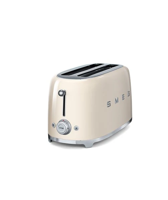 Grille-pain 4 tranches crème 1500 W TSF02CREU Smeg