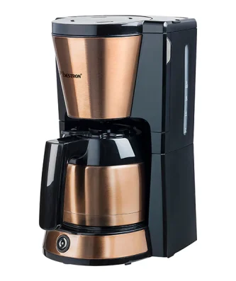 Cafetière filtre avec verseuse isotherme 8 tasses 900 W coloris cuivre Bestron