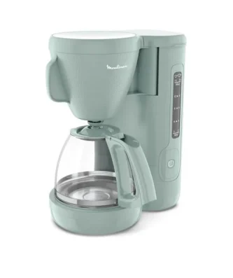 Cafetiere Filtre 1.25l, Réservoir Frontal, Porte-filtre Pivotant, Systeme Anti-gouttes, Maintien Au Chaud, Morning Fg2 Moulinex