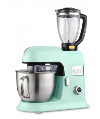 Robot pétrin avec blender en verre et accessoires en teflon EXPERTXL vert Kitchencook