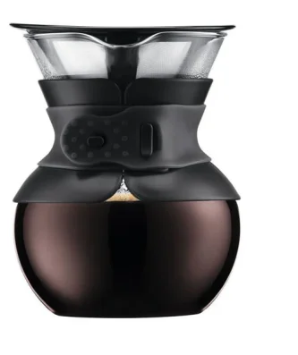 Pour Over - Cafetiere Bodum , Filtre Permanent Maille Inox, 0.5 L, 4 Tasses Bodum