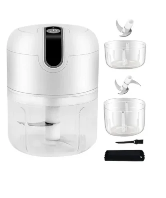 Mini Hachoir a viande Électrique 250ML & 100ML avec accessoires blanc Vendos85