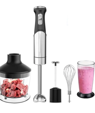 Mixeur Plongeant 5 en 1 1200W gris noir Vendos85