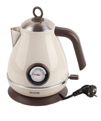 Bouilloire électrique Rétro en Acier Inoxydable de 1,7 L blanc Vendos85