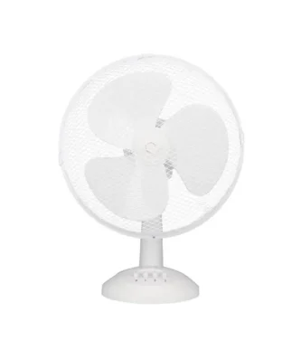 Ventilateur De Table Oceanic - 40w - Diametre 30 Cm - 3 Vitesses - Oscillant - Blanc Oceanic
