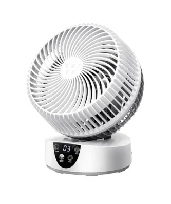 Ventilateur De Bureau de 8 Pouces/ 4 Modes/ Minuterie de 9H blanc Vendos85