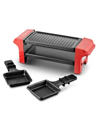 Raclette 2 pers avec plaque grill anti adhésive RC_RIGI Kitchencook