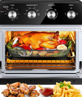 Friteuse sans Huile de 23L 1700W noir Vendos85