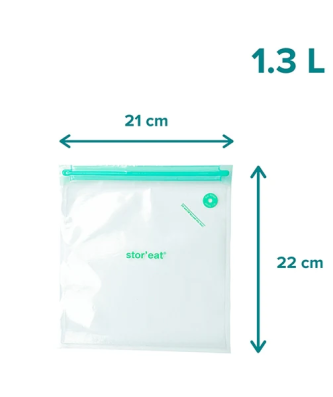 Set de 10 sacs sous vide S 1,3 L STOR'EAT Mastrad