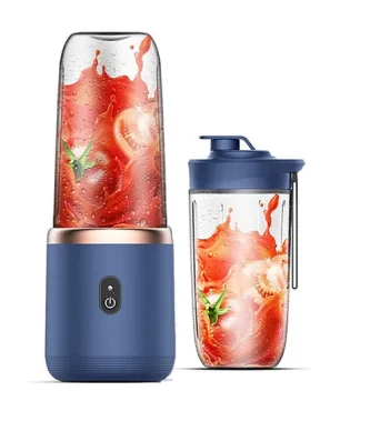 Blender électrique Smoothie 0,4L 200W bleu foncé Vendos85