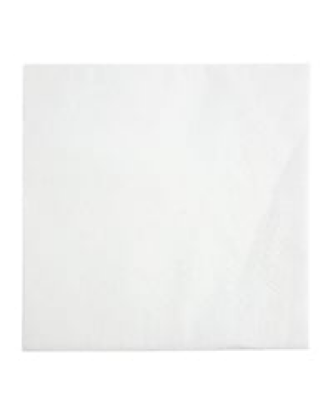 Serviettes cocktail 2 plis pliage 1/4 Fiesta Recyclable 240mm blanches (lot de 4000)