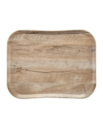 Plateau polyester Century aspect naturel bois Cambro chêne clair 330 x 430mm