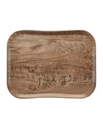 Plateau polyester Century aspect naturel bois Cambro olivier clair 330 x 430mm