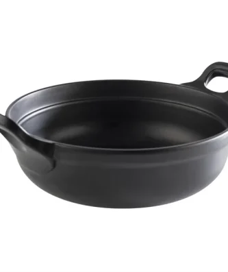 Plat à paëlla noir APS 210mm