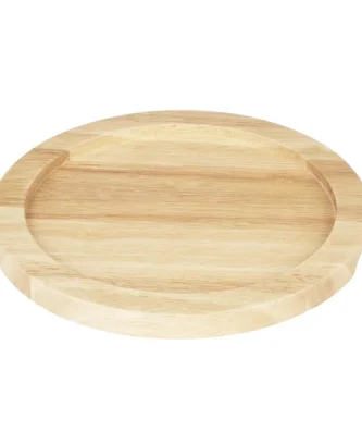 Planche en hévéa pour plat rond en fonte Olympia 254mm pour GJ556