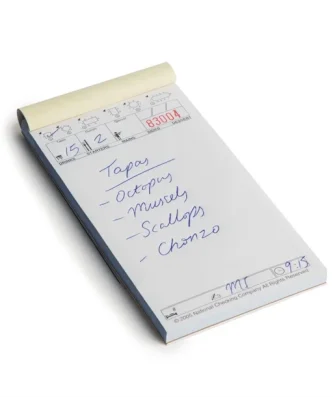 Carnets de commande autocopiants sans carbone WaitRpads (lot de 10)