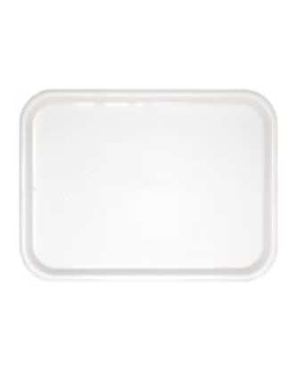 Plateau fast food en plastique Olympia Kristallon blanc 345 x 265mm