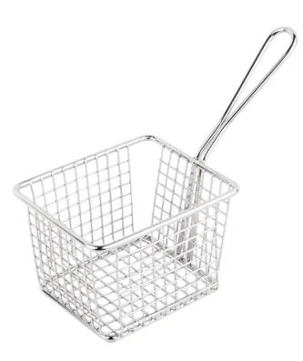 Grand panier carré de présentation avec manche long Olympia