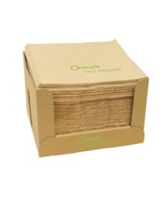 Serviettes double épaisseur en papier recyclé (Lot de 2000)